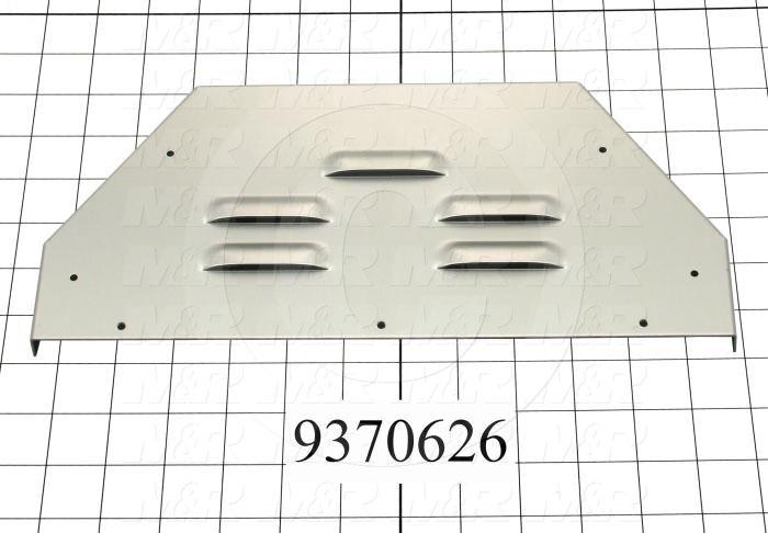LAMP COVER END PLATE 12.16"  C