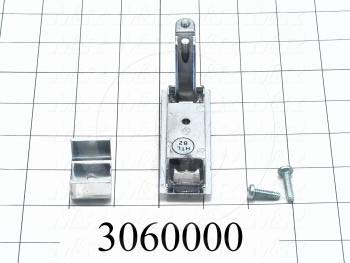 Latches, Compression Trigger Latch, 0.75"-1.25" Latching Distance, 4.00 in. Overall Length, 1.18" Width, 1.875" Thickness, Steel, Chrome Finish