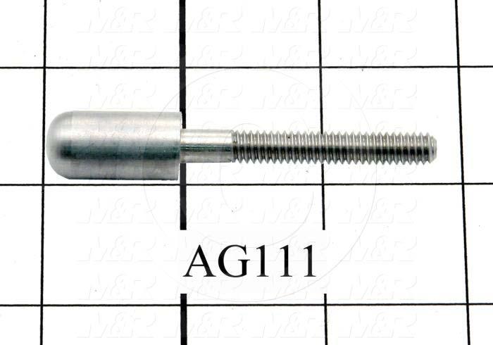 Latches, Frame Latch Assembly AG109, Plunger, 0.75"-1.25" Latching Distance, 2.88" Overall Length, Steel, Hard Chromium Finish, Case Harden 40-50C