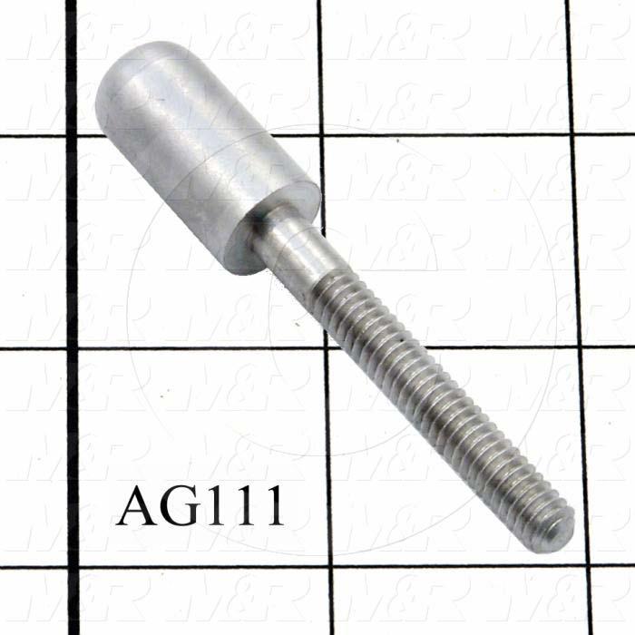 Latches, Frame Latch Assembly AG109, Plunger, 0.75"-1.25" Latching Distance, 2.88" Overall Length, Steel, Hard Chromium Finish, Case Harden 40-50C