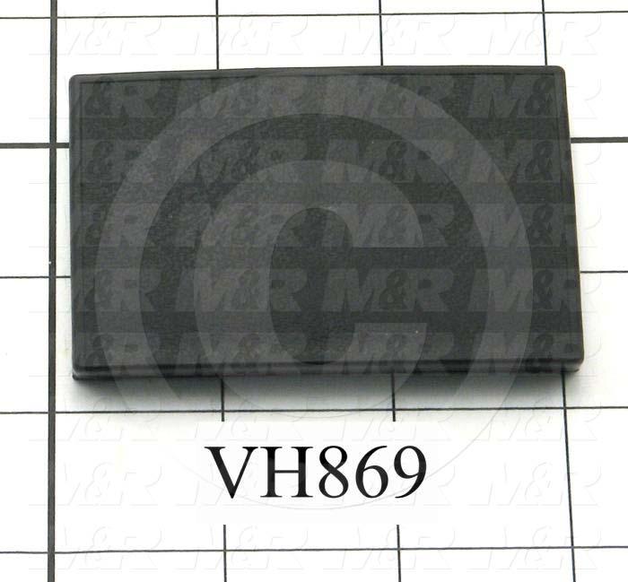 Latches, Over Center Draw Latch, 0.25" Adjustable Latching Distance, 2.16" Overall Length, 1.00 in. Width, 0.31" Thickness, Polypropylene, Black Color, 100 lbf Work Load Limit