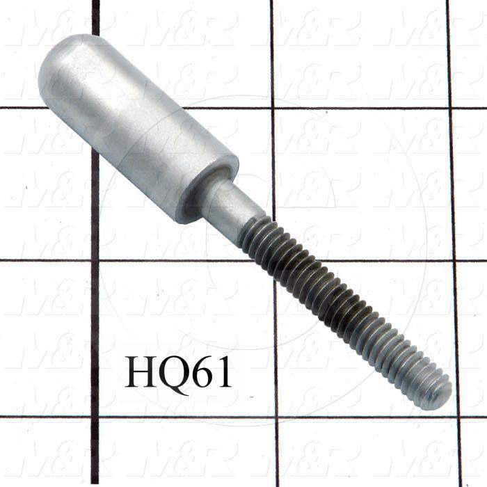 Latches, Plunger, 0.75"-1.25" Latching Distance, 3.125" Overall Length, Steel, Hard Chromium Finish, Case Harden 40-50C