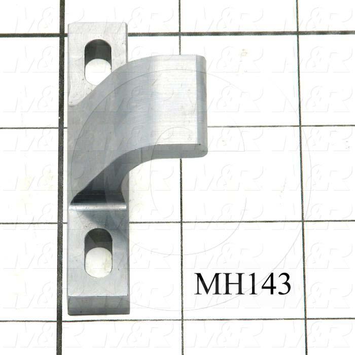 Latches, Works With MH157 Latch & Handle Assembly, Strike, 0.75"-1.25" Latching Distance, 2.88" Overall Length, 0.94 in. Width, 0.135" Thickness, Stainless Steel, Plain Finish, None Color