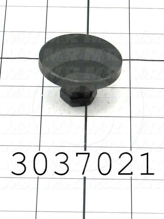 Leveling Devices, Threaded Swivel Socket Type, 1/2-13 Thread Size, Steel Pad Material, 1.880" Pad Diameter, 1.130" Height