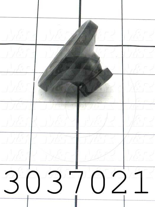 Leveling Devices, Threaded Swivel Socket Type, 1/2-13 Thread Size, Steel Pad Material, 1.880" Pad Diameter, 1.130" Height