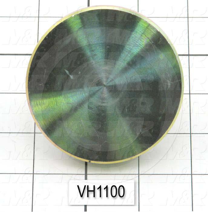 Leveling Devices, Threaded Swivel Socket Type, 3/4-10 Thread Size, Steel Pad Material, 3.000" Pad Diameter, 1.50" Height, Partial Thread Length