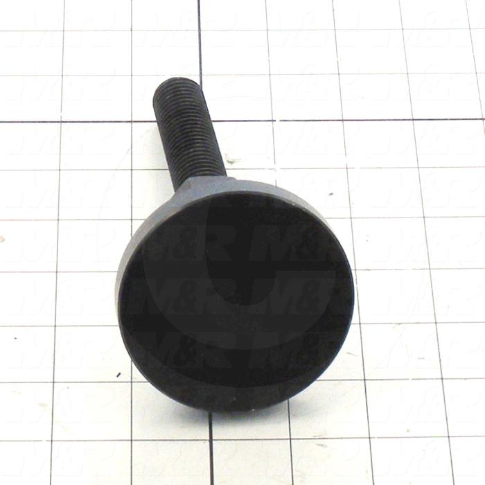 Leveling Devices, Threaded Swivel Stud Type, 3/4-10 Thread Size, Steel Pad Material, 3.000" Pad Diameter, 1.50" Height, 4.00 in. Thread Length