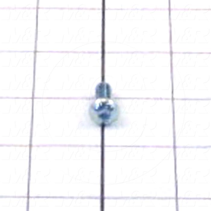 Machine Screws, Button Head, Steel, Thread Size 1/4"-20, Screw Length 5/8", Full Thread Length, Right Hand, Zinc