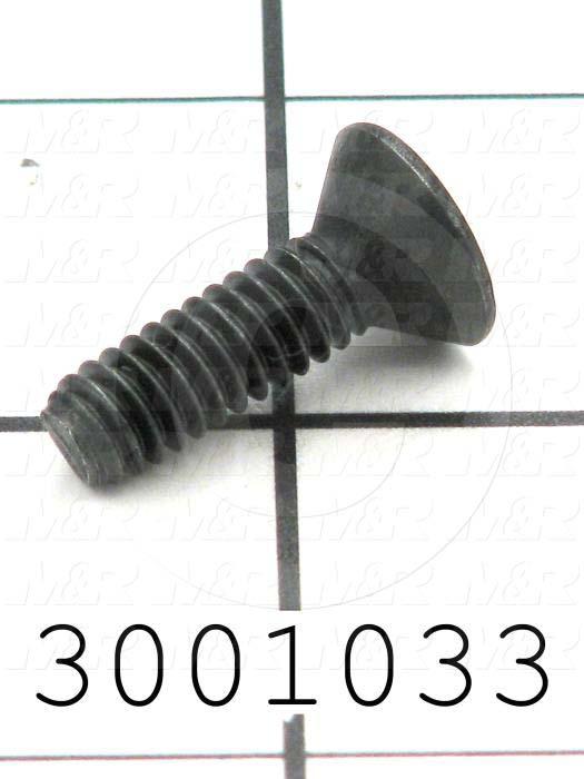 Machine Screws, Button Head, Steel, Thread Size 5/16-18, Screw Length 1 1/2 in., Full Thread Length, Right Hand, Black Oxide
