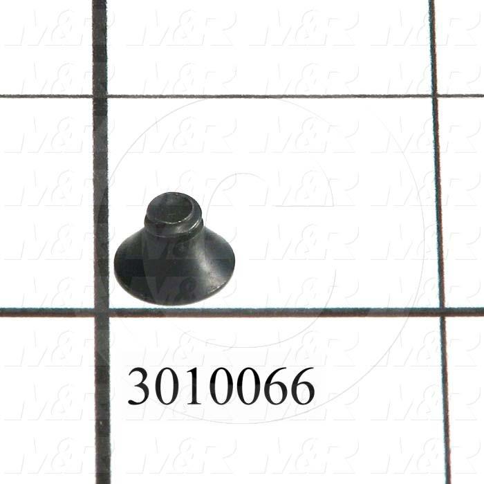 Machine Screws, Flat Head, Steel, Thread Size 8-32, Screw Length 3/8", Full Thread Length, Right Hand, Black Oxide