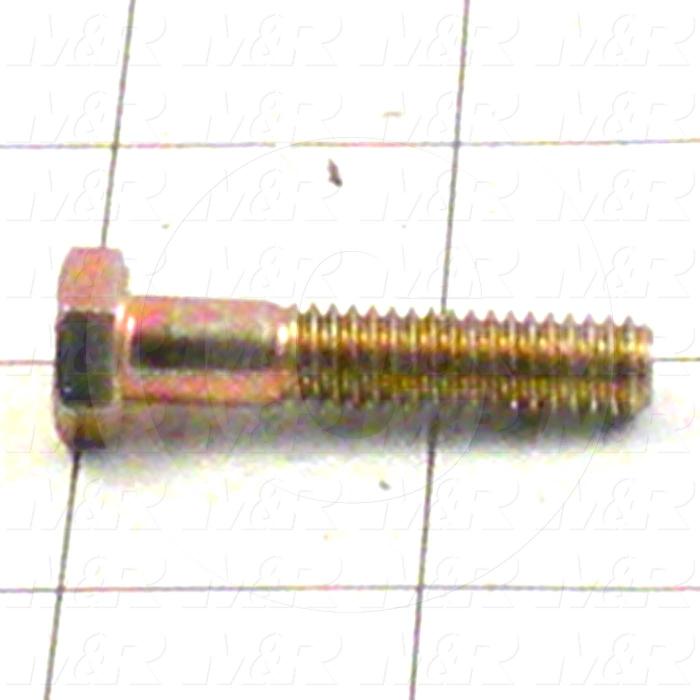 Machine Screws, Hex Head, Steel, Grade Class 8, Thread Size 5/16-18, Screw Length 1 1/2 in., Full Thread Length, Right Hand, Zinc Plated