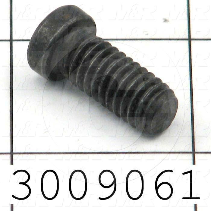 Machine Screws, Low Socket Head, Steel, Thread Size 5/16-18, Screw Length 3/4", Full Thread Length, Right Hand, Black Oxide