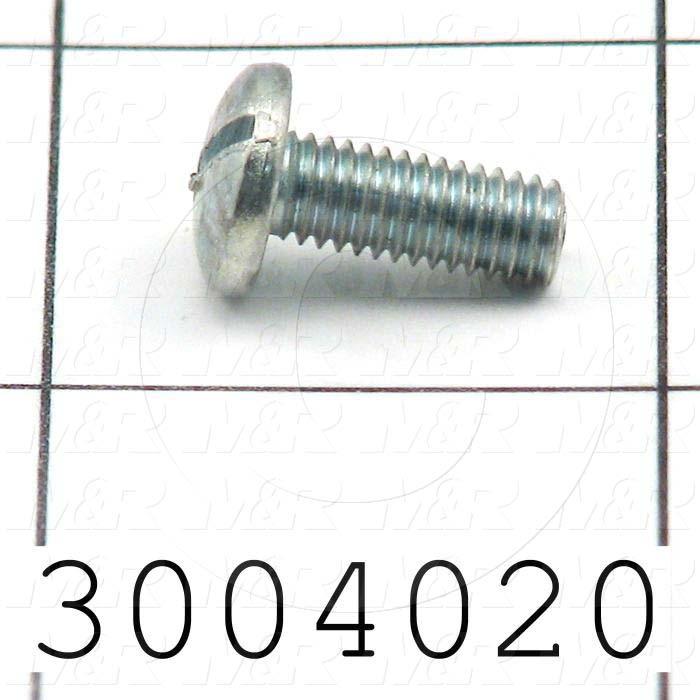 Machine Screws, Pan Phillips Head, Steel, Thread Size 10-32, Screw Length 1/2 in., Full Thread Length, Right Hand, Zinc
