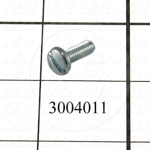 Machine Screws, Pan Phillips Head, Steel, Thread Size 8-32, Screw Length 1/2 in., Full Thread Length, Right Hand, Zinc