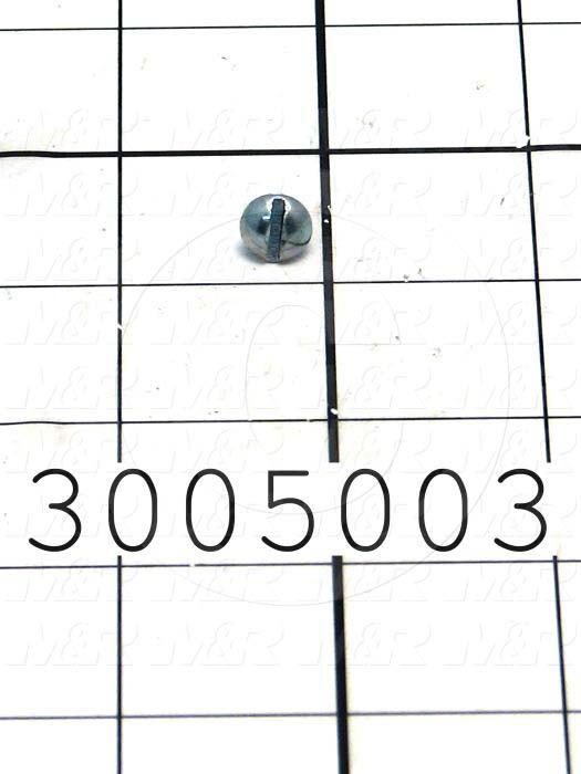 Machine Screws, Round Head, Steel, Thread Size 10-32, Screw Length 1/4 in., Right Hand, Zinc