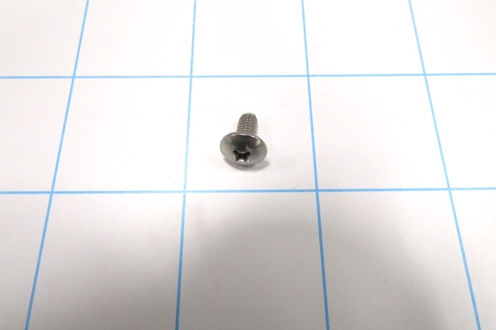 Machine Screws, Round Phillips Head, Stainless Steel, Grade Class 6G, Thread Size M4 X 0.7, Screw Length 8 mm, Full Thread Length, Right Hand, Passivated