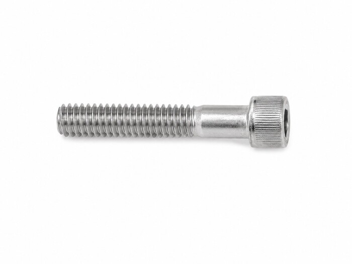 Machine Screws, Socket Head, Stainless Steel, Thread Size 1/4"-20, Screw Length 1 1/2 in., 1 1/8" Thread Length, Right Hand, Plain