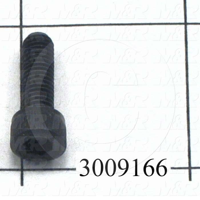 Machine Screws, Socket Head, Steel, Grade Class 12.9, Thread Size M5, Screw Length 16mm, Full Thread Length, Right Hand, Black Oxide