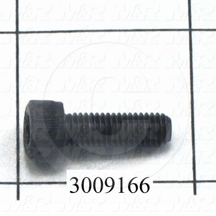 Machine Screws, Socket Head, Steel, Grade Class 12.9, Thread Size M5, Screw Length 16mm, Full Thread Length, Right Hand, Black Oxide