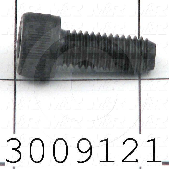 Machine Screws, Socket Head, Steel, Grade Class 12.9, Thread Size M8, Screw Length 20mm, Full Thread Length, Right Hand, Black Oxide