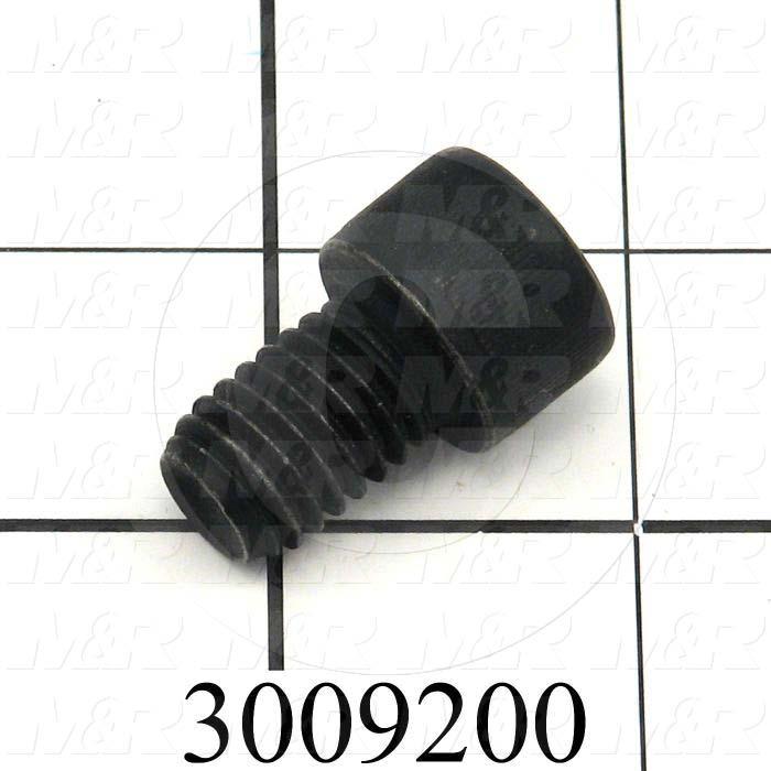 Machine Screws, Socket Head, Steel, Thread Size 1/2-13, Screw Length 3/4", Full Thread Length, Right Hand, Black Electro Polyseal