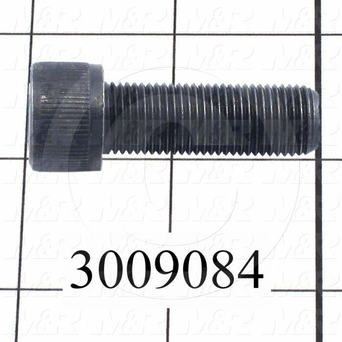 Machine Screws, Socket Head, Steel, Thread Size 1/2-20, Screw Length 1 1/2 in., Full Thread Length, Right Hand, Black Oxide