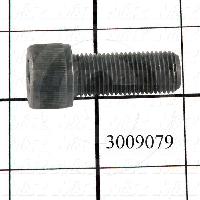 Machine Screws, Socket Head, Steel, Thread Size 1/2-20, Screw Length 1 1/4 in., Full Thread Length, Right Hand, Black Oxide