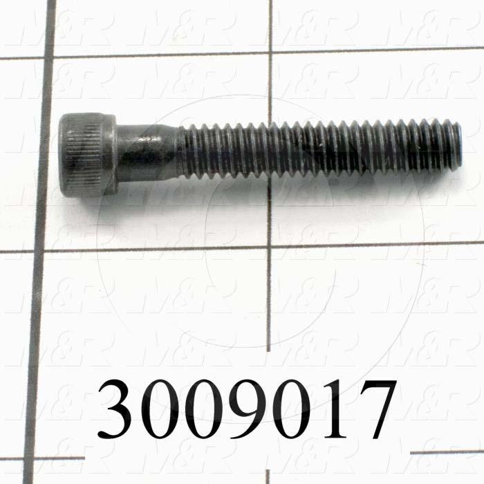 Machine Screws, Socket Head, Steel, Thread Size 1/4-20, Screw Length 1 1/2 in., Full Thread Length, Right Hand, Black Oxide
