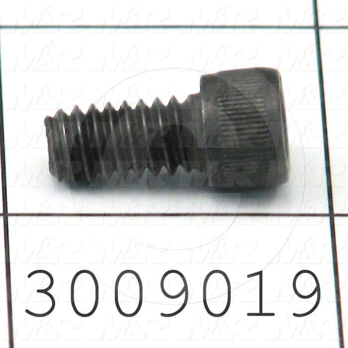 Machine Screws, Socket Head, Steel, Thread Size 1/4"-20, Screw Length 1/2 in., Full Thread Length, Right Hand, Black Oxide