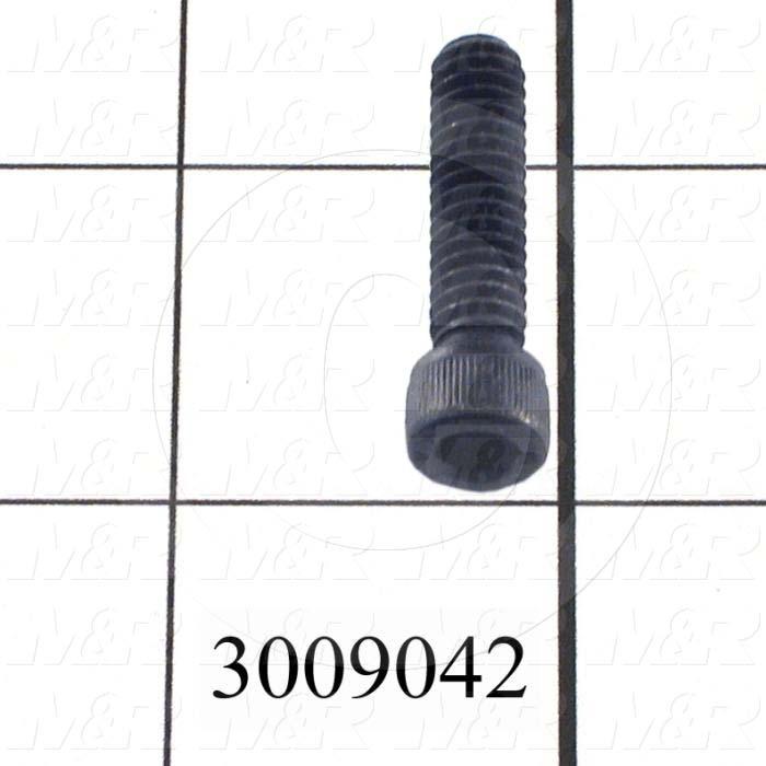 Machine Screws, Socket Head, Steel, Thread Size 1/4-20, Screw Length 1", Full Thread Length, Right Hand, Black Oxide