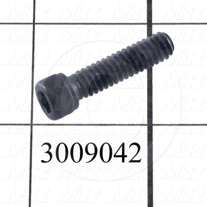 Machine Screws, Socket Head, Steel, Thread Size 1/4"-20, Screw Length 1", Full Thread Length, Right Hand, Black Oxide