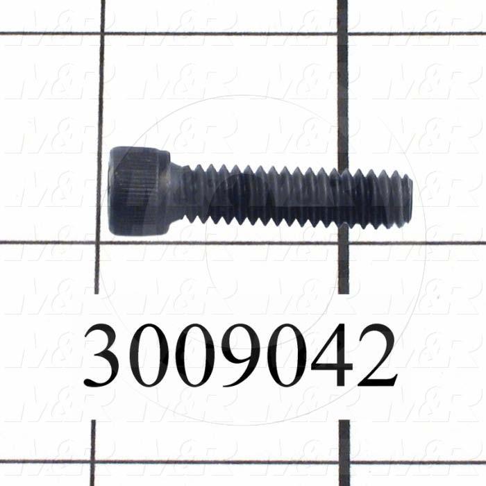 Machine Screws, Socket Head, Steel, Thread Size 1/4"-20, Screw Length 1", Full Thread Length, Right Hand, Black Oxide