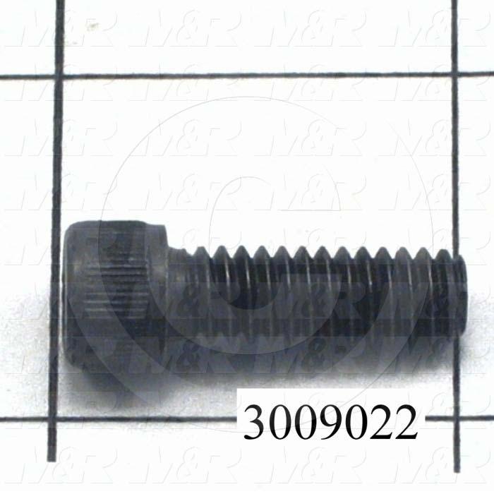 Machine Screws, Socket Head, Steel, Thread Size 1/4"-20, Screw Length 3/4", Full Thread Length, Right Hand, Black Oxide