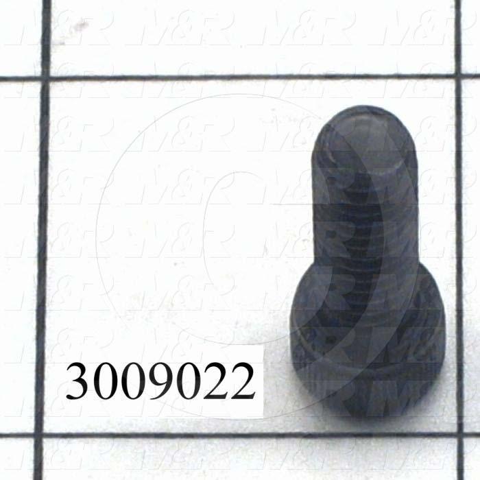 Machine Screws, Socket Head, Steel, Thread Size 1/4-20, Screw Length 3/4", Full Thread Length, Right Hand, Black Oxide