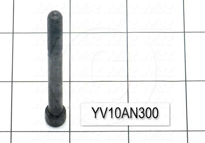 Machine Screws, Socket Head, Steel, Thread Size 1/4"-20, Screw Length 3 in., 1.00" Thread Length, Right Hand, Black Oxide