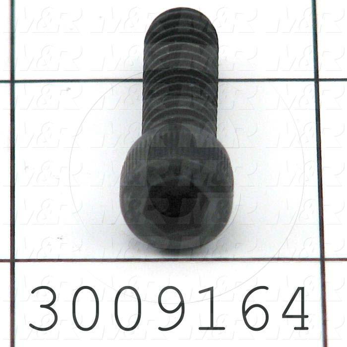 Machine Screws, Socket Head, Steel, Thread Size 1/4"-20, Screw Length 7/8 in., Full Thread Length, Right Hand, Black Oxide