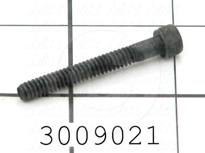 Machine Screws, Socket Head, Steel, Thread Size 10-24, Screw Length 1 1/2 in., Partial Thread Length, Right Hand, Black Oxide