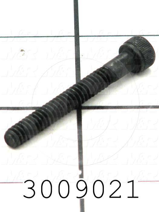 Machine Screws, Socket Head, Steel, Thread Size 10-24, Screw Length 1 1/2 in., Partial Thread Length, Right Hand, Black Oxide