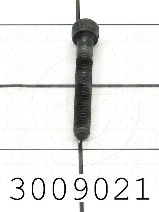 Machine Screws, Socket Head, Steel, Thread Size 10-24, Screw Length 1 1/2 in., Partial Thread Length, Right Hand, Black Oxide
