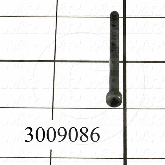 Machine Screws, Socket Head, Steel, Thread Size 10-24, Screw Length 1 1/4 in., Full Thread Length, Right Hand, Black Oxide