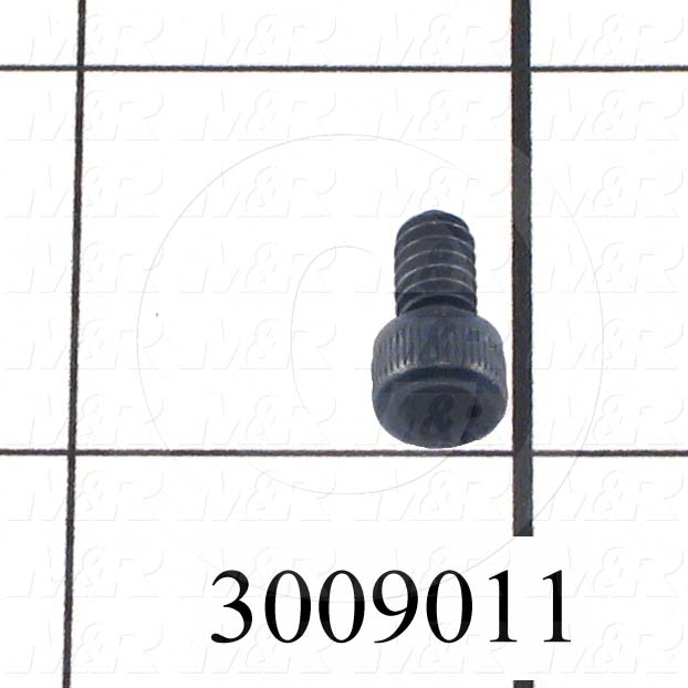 Machine Screws, Socket Head, Steel, Thread Size 10-24, Screw Length 3/8", Full Thread Length, Right Hand, Black Oxide