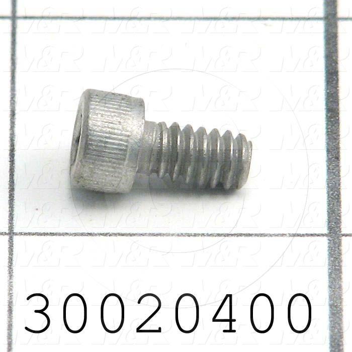 Machine Screws, Socket Head, Steel, Thread Size 10-24, Screw Length 3/8 in., Full Thread Length, Right Hand, Zinc Plated