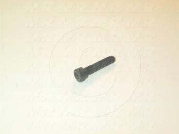 Machine Screws, Socket Head, Steel, Thread Size 10-24, Screw Length 7/8 in., Full Thread Length, Right Hand, Black Oxide