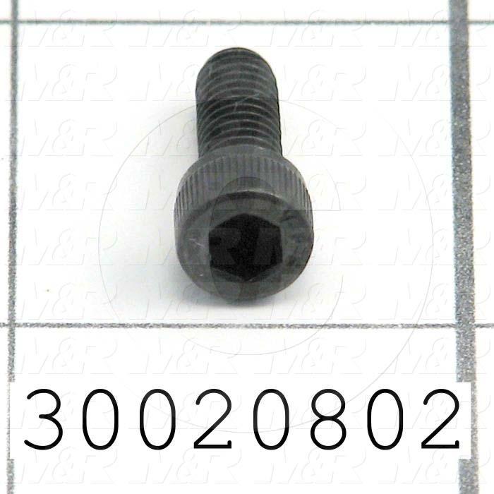 Machine Screws, Socket Head, Steel, Thread Size 10-32, Screw Length 1/2 in., Full Thread Length, Right Hand, Zinc