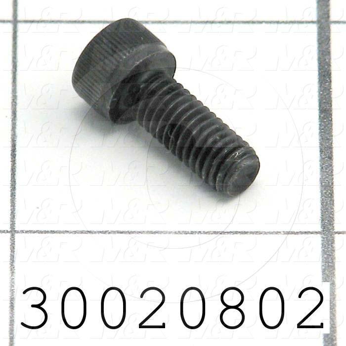 Machine Screws, Socket Head, Steel, Thread Size 10-32, Screw Length 1/2 in., Full Thread Length, Right Hand, Zinc