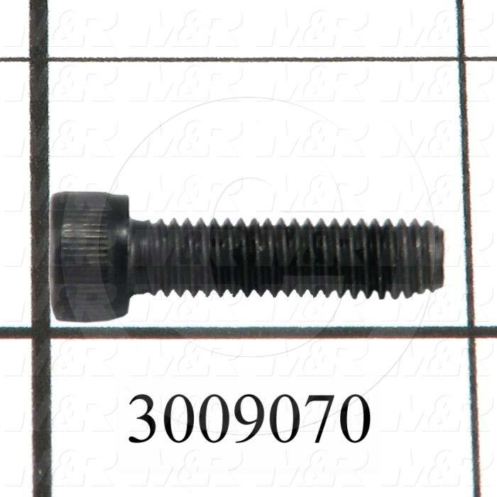 Machine Screws, Socket Head, Steel, Thread Size 10-32, Screw Length 3/4", Full Thread Length, Right Hand, Black Oxide