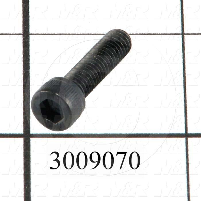 Machine Screws, Socket Head, Steel, Thread Size 10-32, Screw Length 3/4", Full Thread Length, Right Hand, Black Oxide