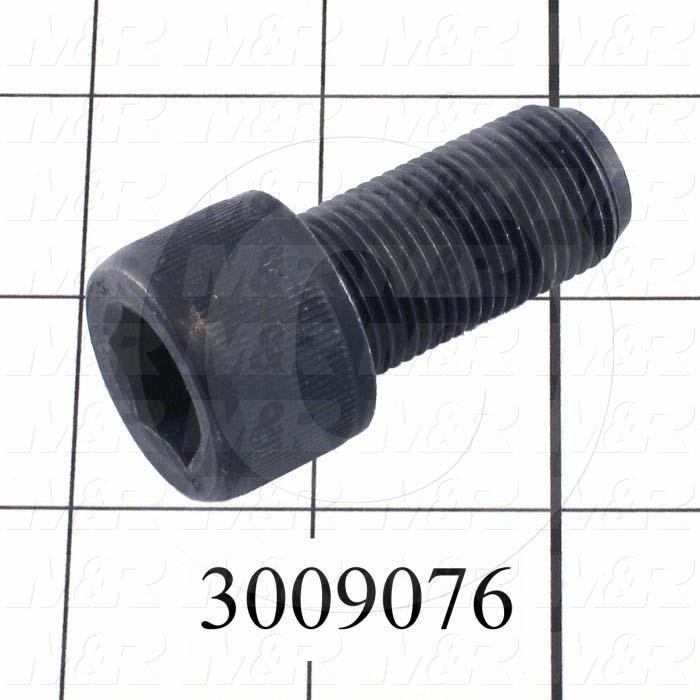 Machine Screws, Socket Head, Steel, Thread Size 3/4-16, Screw Length 1 1/2 in., Full Thread Length, Right Hand, Black Oxide