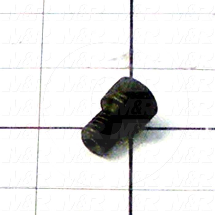 Machine Screws, Socket Head, Steel, Thread Size 3/8-16, Screw Length 1/2 in., Full Thread Length, Right Hand, Black Oxide