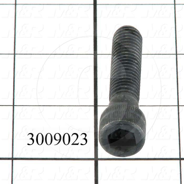 Machine Screws, Socket Head, Steel, Thread Size 3/8-16, Screw Length 1 3/4", Full Thread Length, Right Hand, Black Oxide